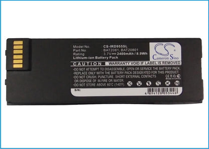 3.7V, 2400mAh, Li-ion Battery fits Iridium, 9555, 8.88Wh