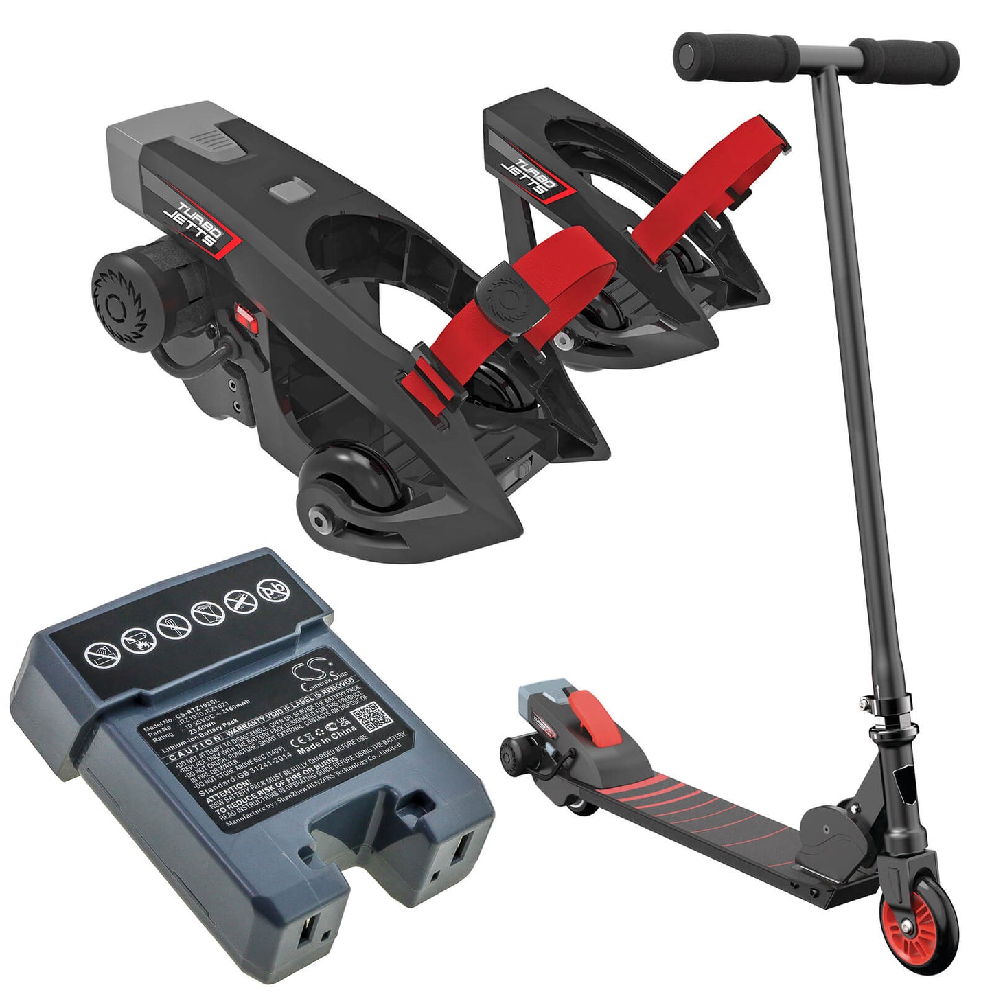 10.95V, 2100mAh, Li-ion Battery fits Razor, Turbo A, Turbo Jetts, 22.995Wh