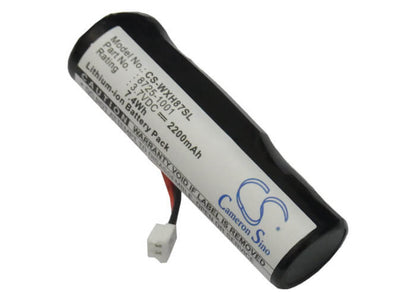 3.7V, 2200mAh, Li-ion Battery fits Wella, Eclipse Clipper, 8.14Wh