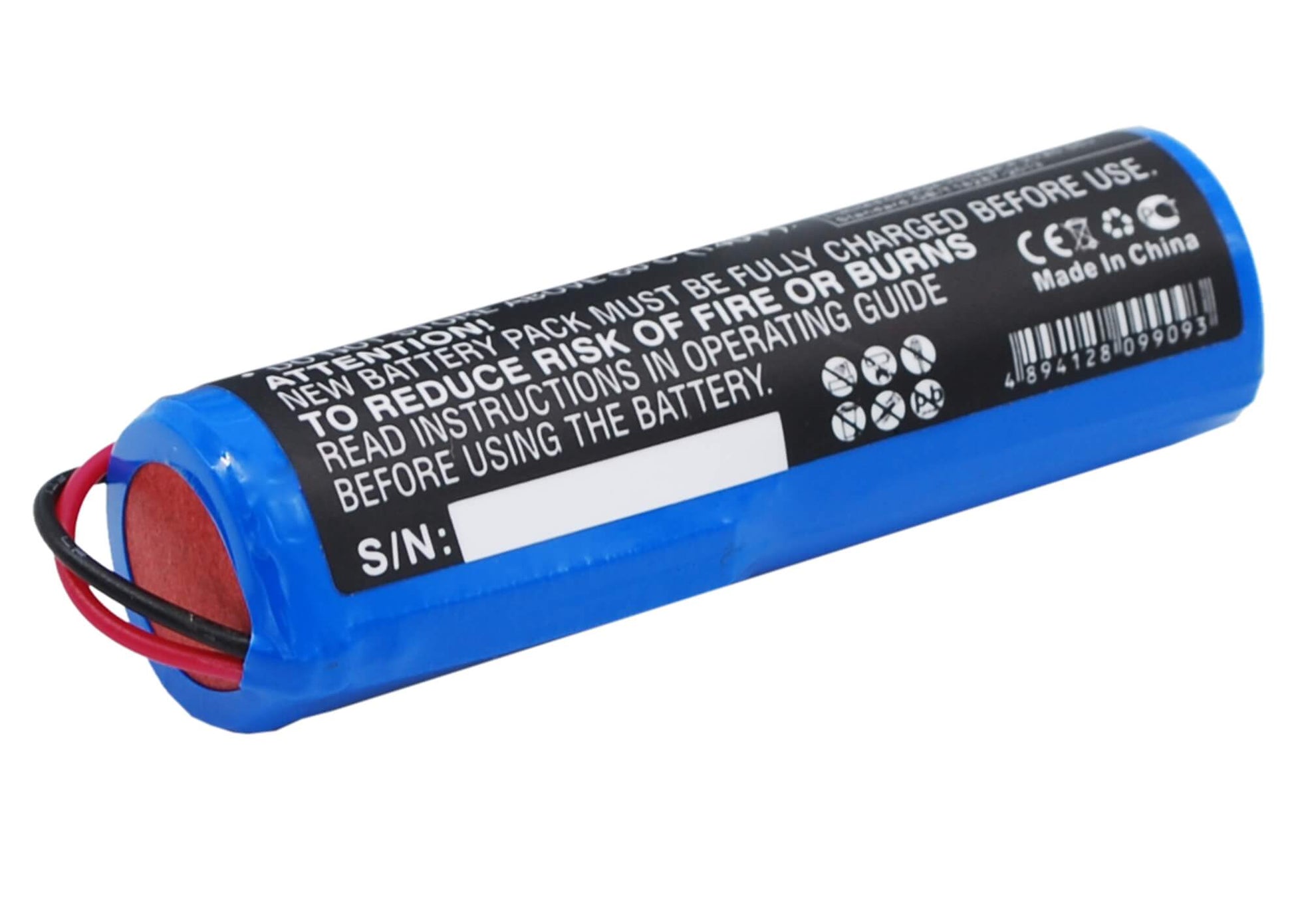 3.7V, 3000mAh, Li-ion Battery fits Wella, Eclipse Clipper, 11.1Wh