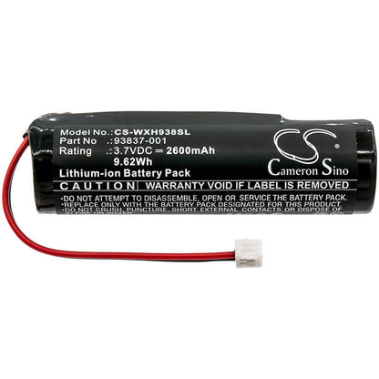 3.7V, 2600mAh, Li-ion Battery fits Wahl, 8504l, 8591l, 9.62Wh