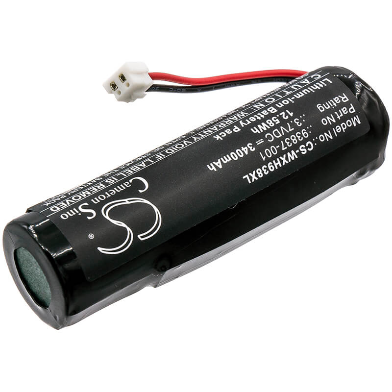 3.7V, 3400mAh, Li-ion Battery fits Wahl, 8504l, 8591l, 12.58Wh