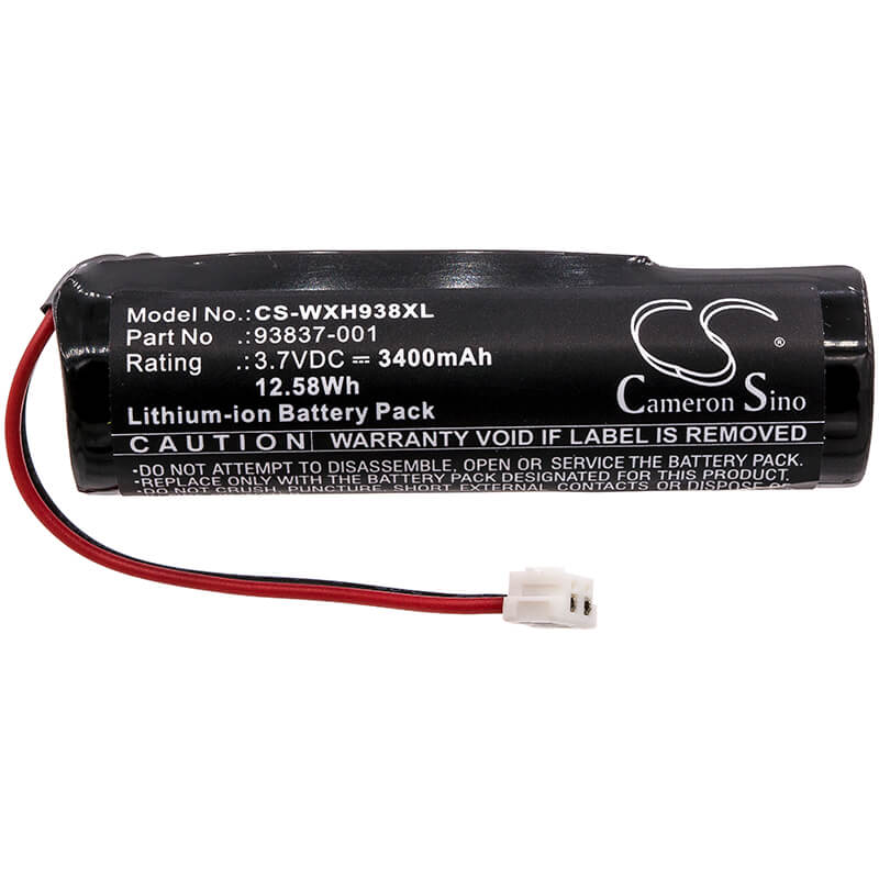3.7V, 3400mAh, Li-ion Battery fits Wahl, 8504l, 8591l, 12.58Wh