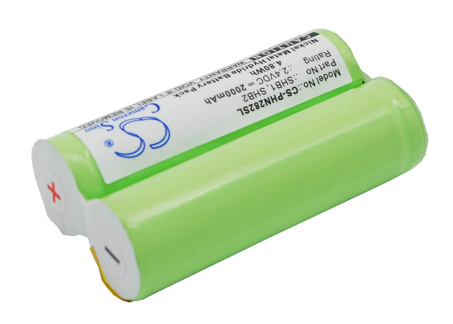 2.4V, 2000mAh, Ni-MH Battery fits Philips, 282xl, 282xl/b, 4.8Wh