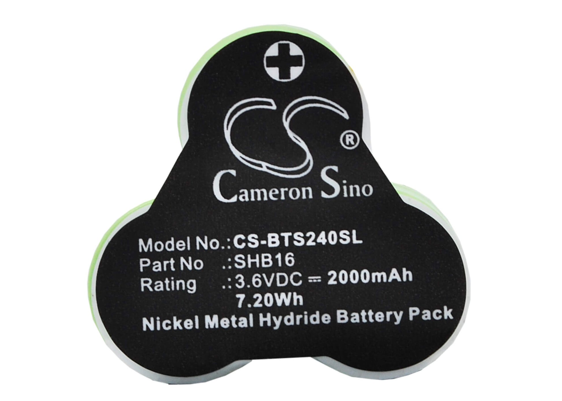 3.6V, 2000mAh, Ni-MH Battery fits Scherna, T44, 7.2Wh