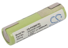 1.2V, 2000mAh, Ni-MH Battery fits Grundig, 8825, 8835, 2.4Wh