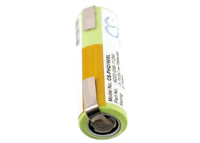 3.7V, 750mAh, Li-ion Battery fits Philips, 8895xl, 9160xl, 2.775Wh
