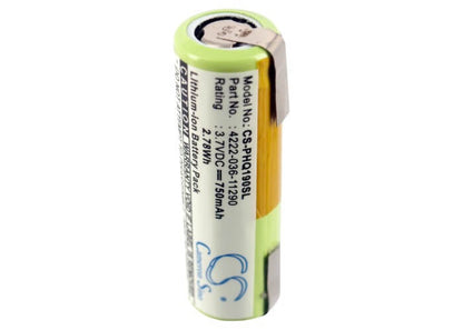 3.7V, 750mAh, Li-ion Battery fits Panasonic, Es8103, 2.775Wh