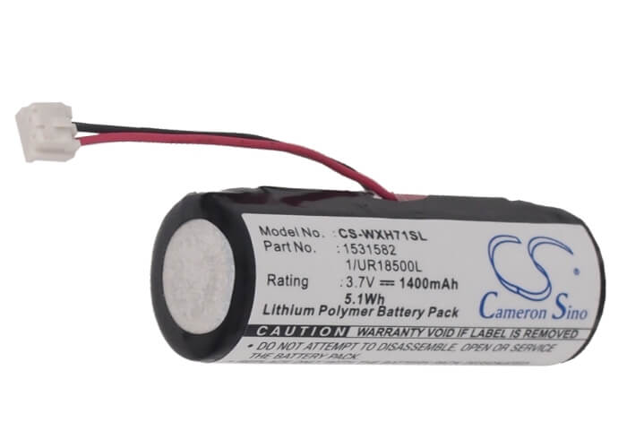 3.7V, 1400mAh, Li-ion Battery fits Wella, Xpert Hs71, Xpert Hs71 Profi, 5.18Wh