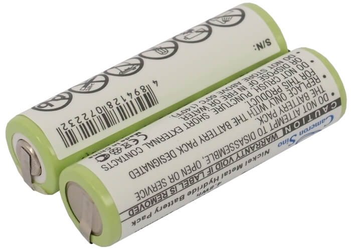 2.4V, 2000mAh, Ni-MH Battery fits Norelco, 6828xl, 6891xl, 4.8Wh