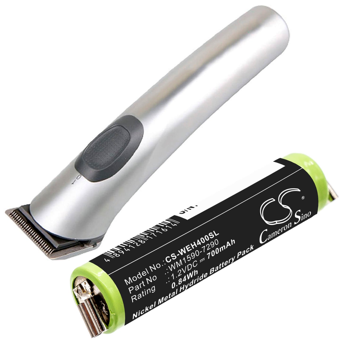 1.2V, 700mAh, Ni-MH Battery fits Wella, Bella, Chromini, 0.84Wh