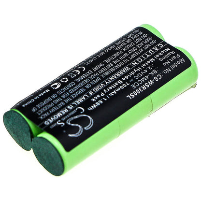 2.4V, 700mAh, Ni-MH Battery fits Waterpik, 900 Sonic Toothbrush, Sensonic Plus Sr-3000, 1.68Wh