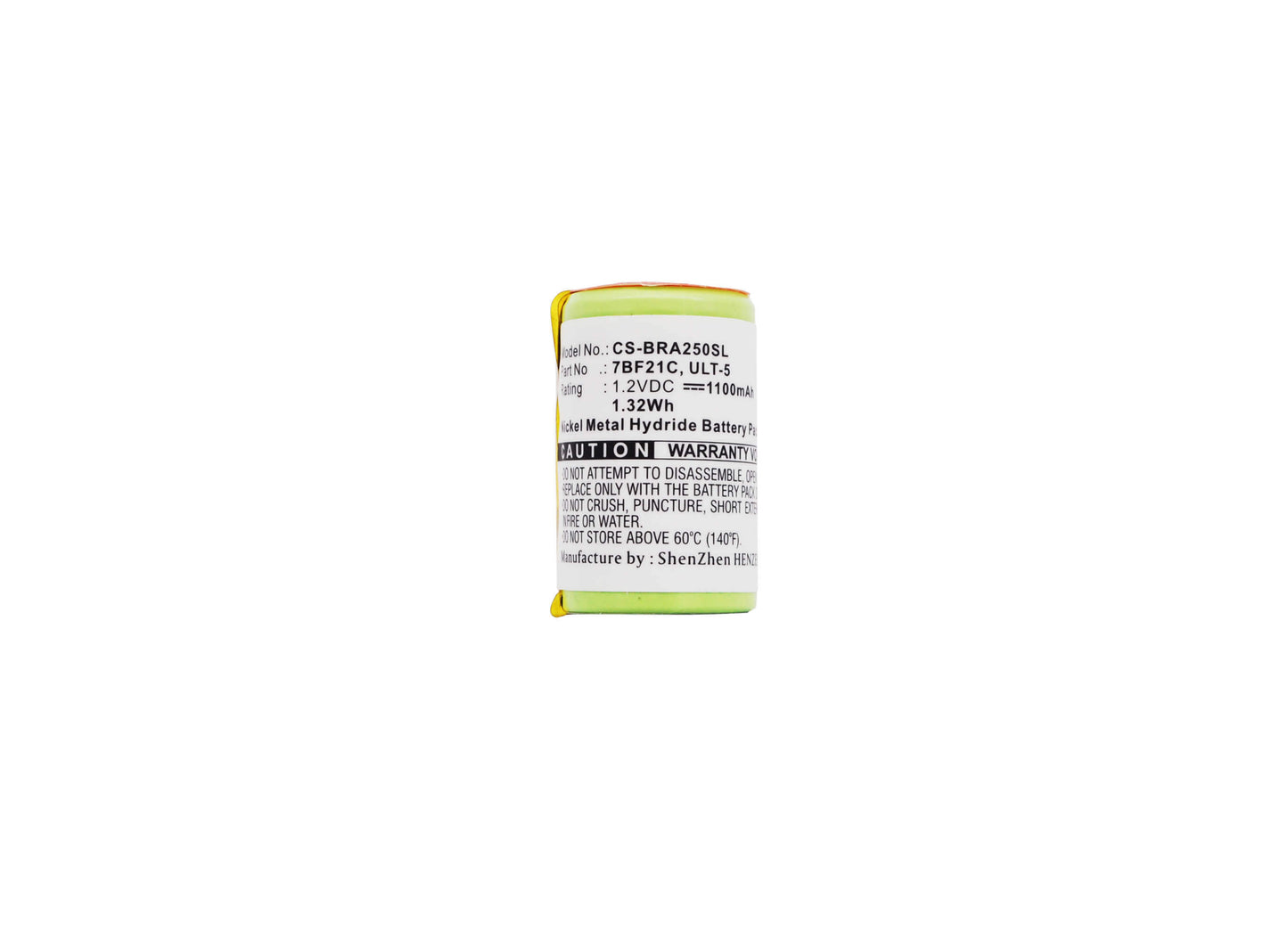 1.2V, 1100mAh, Ni-MH Battery fits Remington, Df30, Df40, 1.32Wh