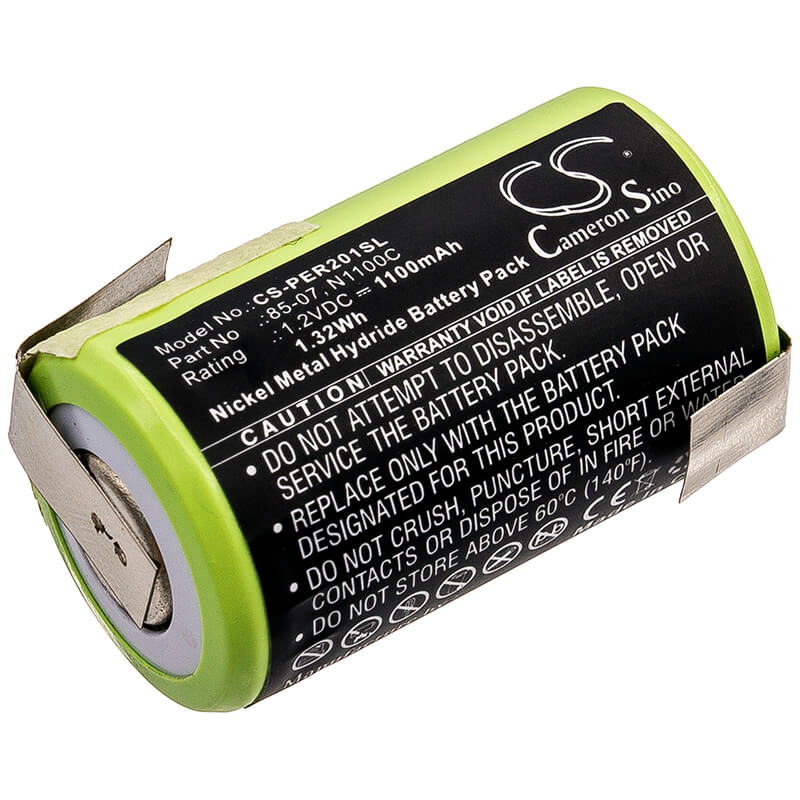 1.2V, 1100mAh, Ni-MH Battery fits Panasonic, Er201, Er398, 1.32Wh