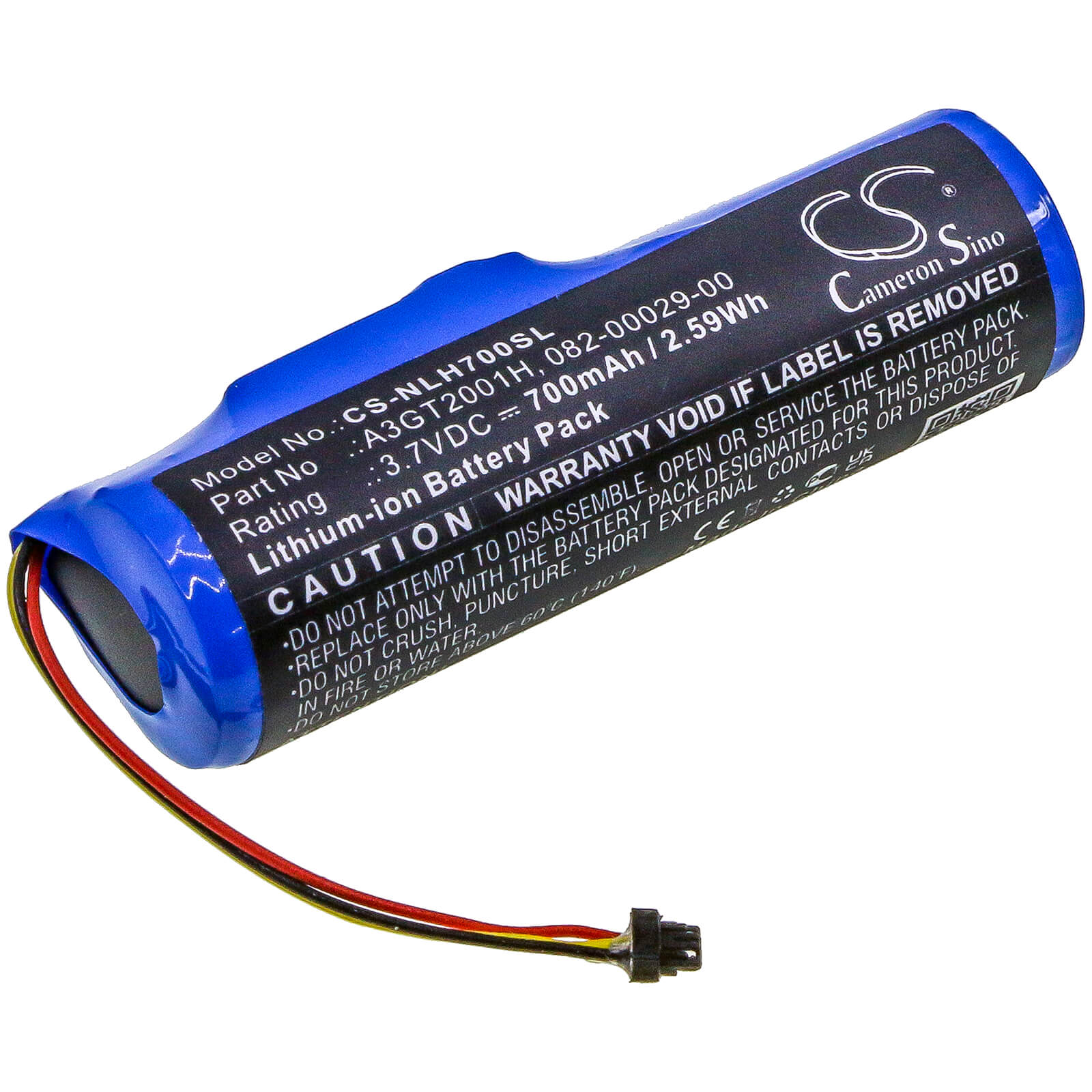 3.7V, 700mAh, Li-ion Battery fits Nest, A0078, Connect, 2.59Wh