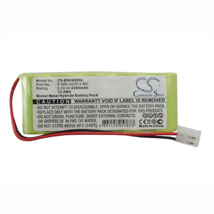 6.0V, 2200mAh, Ni-MH Battery fits Bosch, Somfy Bd5000, Somfy Bd6000, 13.2Wh