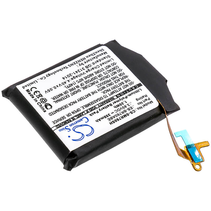 3.85V, 350mAh, Li-Polymer Battery fits Samsung, Gear S3 Classic, Gear S3 Classic Lte, 1.3475Wh