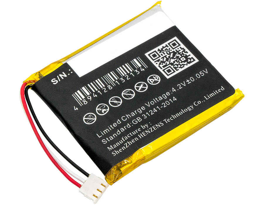 3.8V, 450mAh, Li-Polymer Battery fits Codio, K8, T8, 1.71Wh