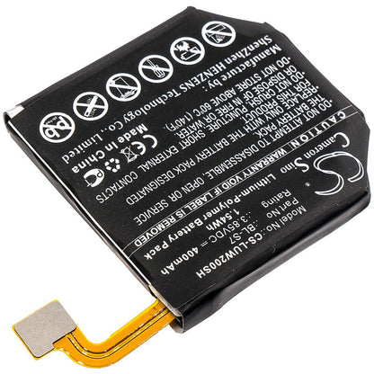 3.85V, 400mAh, Li-Polymer Battery fits Lg, W200, W280, 1.54Wh