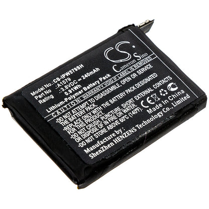 3.8V, 240mAh, Li-Polymer Battery fits Apple, Iwach 1 42mm, Watch 1st Gen 42mm, 0.912Wh
