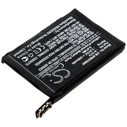 3.8V, 240mAh, Li-Polymer Battery fits Apple, Iwach 1 42mm, Watch 1st Gen 42mm, 0.912Wh