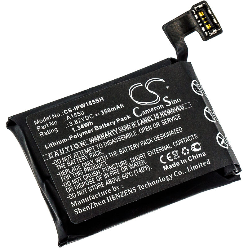 3.82V, 350mAh, Li-Polymer Battery fits Apple, A1859, Gsrf-mqk32ll/a, 1.337Wh