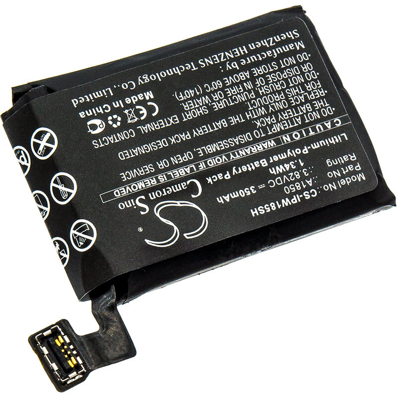 3.82V, 350mAh, Li-Polymer Battery fits Apple, A1859, Gsrf-mqk32ll/a, 1.337Wh