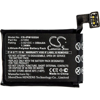 3.82V, 350mAh, Li-Polymer Battery fits Apple, A1859, Gsrf-mqk32ll/a, 1.337Wh