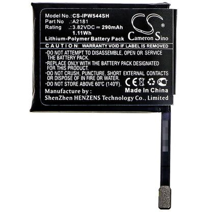 3.82V, 290mAh, Li-Polymer Battery fits Apple, Mwvf2ll/a, Mww12lla, 1.1078Wh