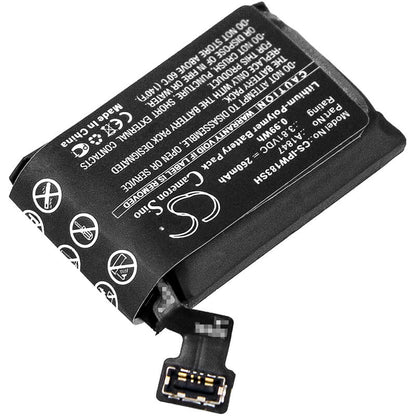 3.81V, 260mAh, Li-Polymer Battery fits Apple, A1860, Watch Series 3 38mm, 0.9906Wh
