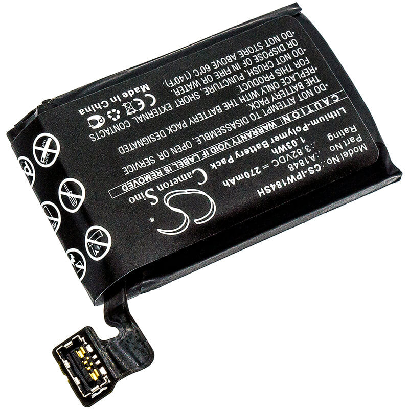 3.82V, 270mAh, Li-Polymer Battery fits Apple, A1858, Gsrf-mqjq2ll/a, 1.0314Wh