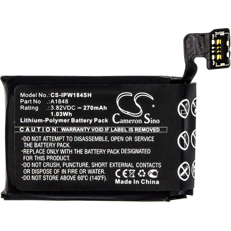 3.82V, 270mAh, Li-Polymer Battery fits Apple, A1858, Gsrf-mqjq2ll/a, 1.0314Wh