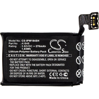 3.82V, 270mAh, Li-Polymer Battery fits Apple, A1858, Gsrf-mqjq2ll/a, 1.0314Wh