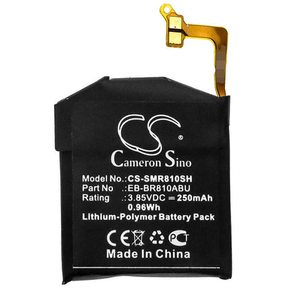 3.85V, 250mAh, Li-Polymer Battery fits Samsung, Galaxy Watch 42mm, Sm-r810, 0.9625Wh