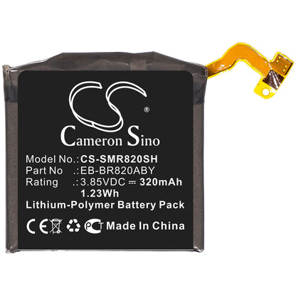 3.85V, 320mAh, Li-Polymer Battery fits Samsung, Galaxy Watch Active 2, Galaxy Watch Active 2 44mm, 1.232Wh