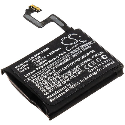 3.85V, 220mAh, Li-Polymer Battery fits Apple, A1975, A1977, 0.847Wh