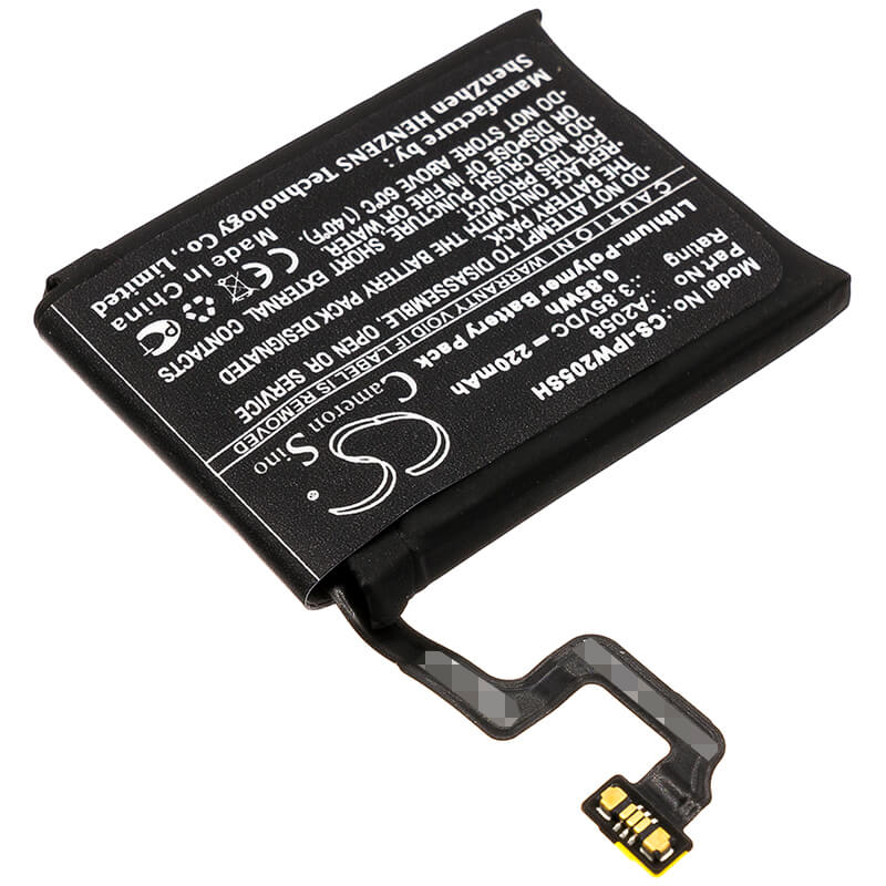 3.85V, 220mAh, Li-Polymer Battery fits Apple, A1975, A1977, 0.847Wh