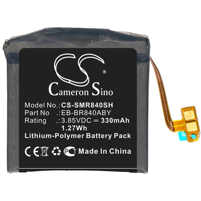 3.85V, 330mAh, Li-Polymer Battery fits Samsung, Galaxy Watch3 45mm, Sm-r840, 1.2705Wh