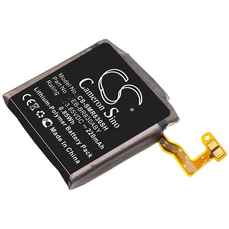3.85V, 220mAh, Li-Polymer Battery fits Samsung, Galaxy Watch Active2 40mm, Sm-r830, 0.847Wh