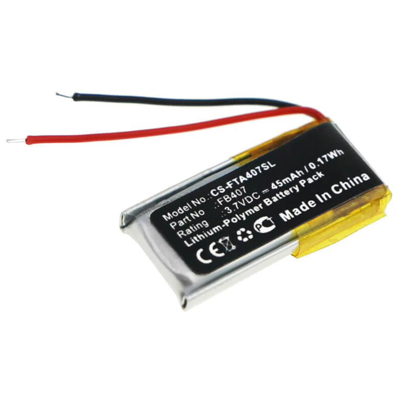 3.7V, 45mAh, Li-Polymer Battery fits Fitbit, Alta Activity, Alta Hr, 0.1665Wh