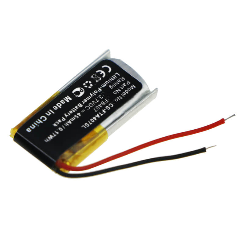 3.7V, 45mAh, Li-Polymer Battery fits Fitbit, Alta Activity, Alta Hr, 0.1665Wh