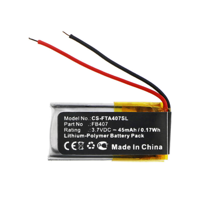 3.7V, 45mAh, Li-Polymer Battery fits Fitbit, Alta Activity, Alta Hr, 0.1665Wh