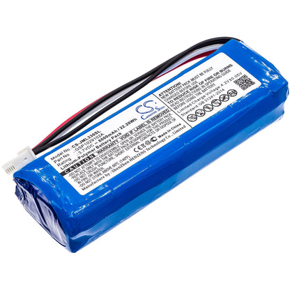 3.7V, 6000mAh, Li-Polymer Battery fits Jbl, Charge 3, 22.2Wh