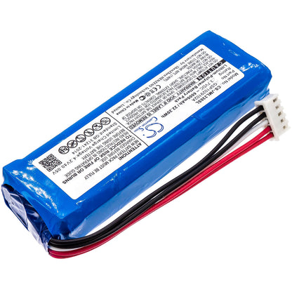 3.7V, 6000mAh, Li-Polymer Battery fits Jbl, Charge 3, 22.2Wh