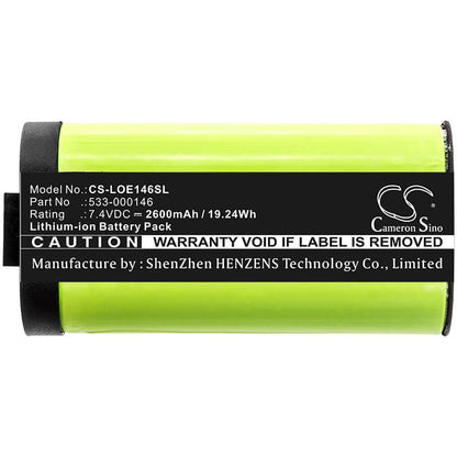 7.4V, 2600mAh, Li-ion Battery fits Logitech, 084-000845, 984-001362, 19.24Wh