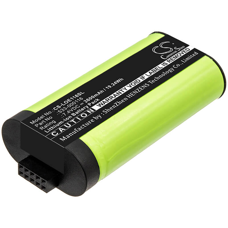 7.4V, 2600mAh, Li-ion Battery fits Logitech, S-00147, Ue Megaboom, 19.24Wh