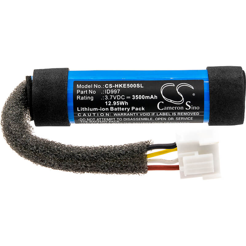 3.7V, 3500mAh, Li-ion Battery fits Harman/kardon, Hkos6blksg, Hkos6grysg, 12.95Wh