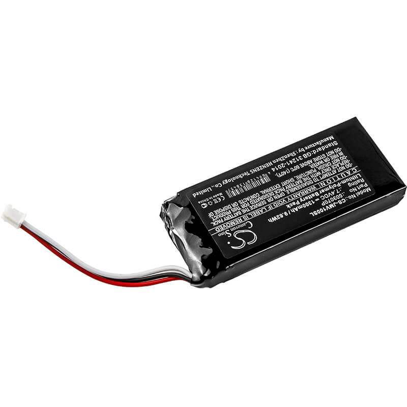 7.4V, 1300mAh, Li-Polymer Battery fits Jbl, Voyager, 9.62Wh