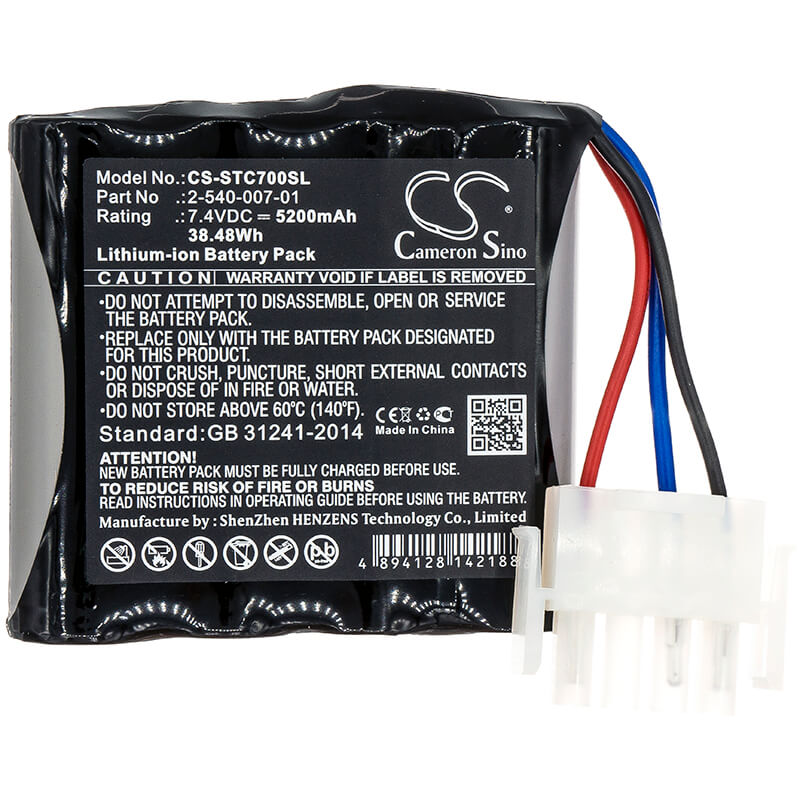 7.4V, 5200mAh, Li-ion Battery fits Soundcast, Outcast Vg7, 38.48Wh