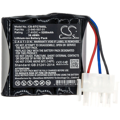 7.4V, 5200mAh, Li-ion Battery fits Soundcast, Outcast Vg7, 38.48Wh
